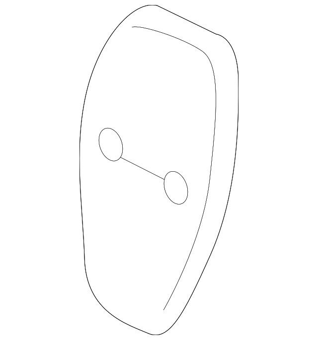 51-21-8-226-591 STRIKER PLATE COVER, LEFT