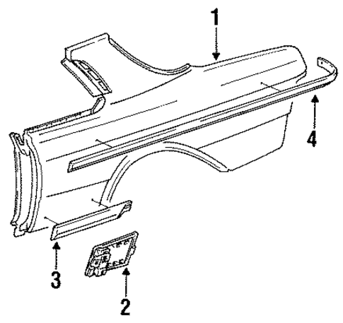 300CD QUARTER PANEL