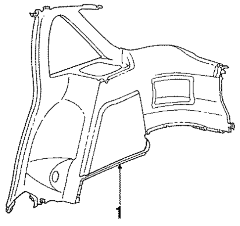 Lancer INTERIOR TRIM - QUARTER PANELS