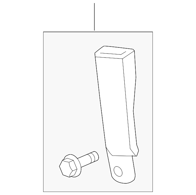 19168215 Деталь BUCKLE END, LEFT
