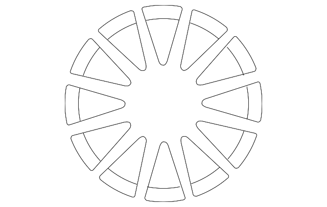 4321085Z10 Деталь WHEEL, ALLOY