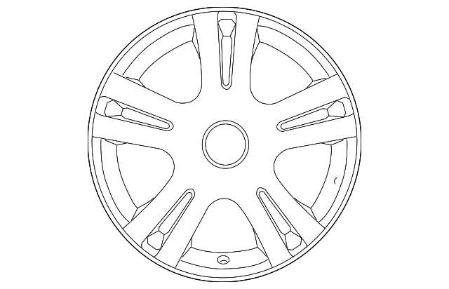 990B047000 Деталь WHEEL, ALLOY