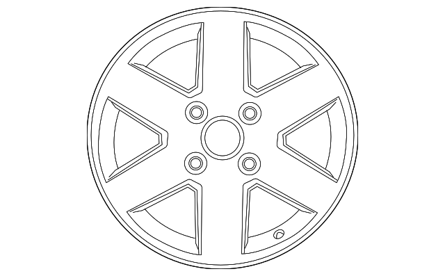 4321085Z20 Деталь WHEEL, ALLOY