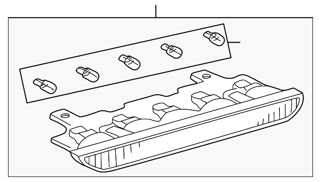 81570-47010 Деталь HIGH MOUNT LAMP