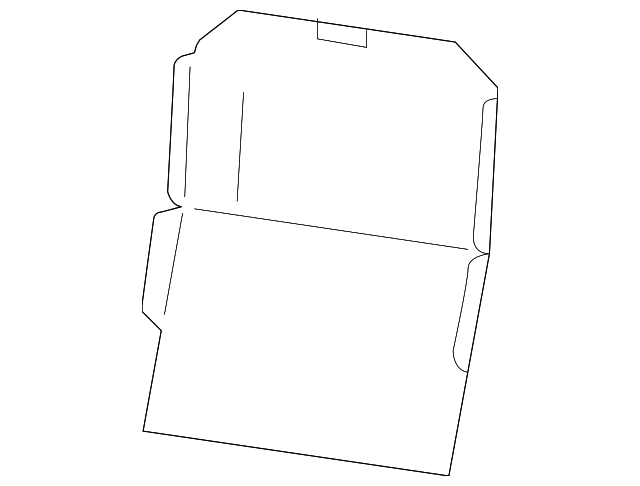 89041455 Деталь SEAT BACK PANEL, LEFT