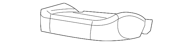 89041537 Деталь SEAT CUSHION PAD, LEFT