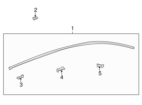 Elantra EXTERIOR TRIM - ROOF