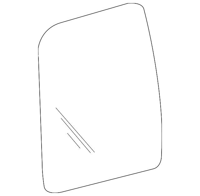 55235920AD Деталь QTR GLASS, RIGHT