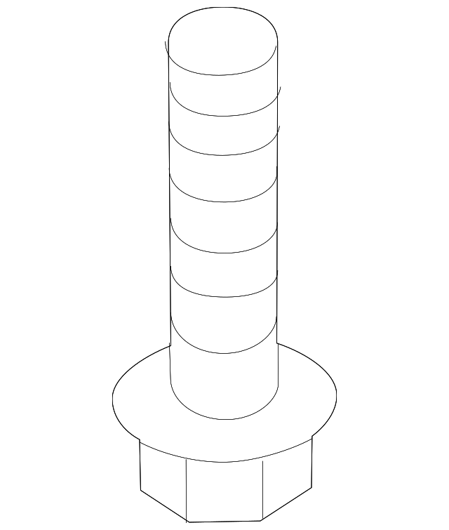 11589169 Деталь TRANS MOUNT BOLT ASSY, LEFT