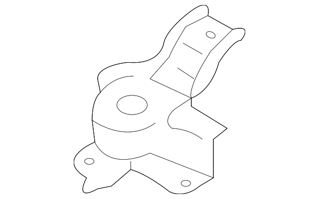 YF09-15-250H Деталь UPPER BRACKET, LEFT