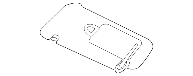 85210-2K250QW Деталь SUNVISOR, LEFT