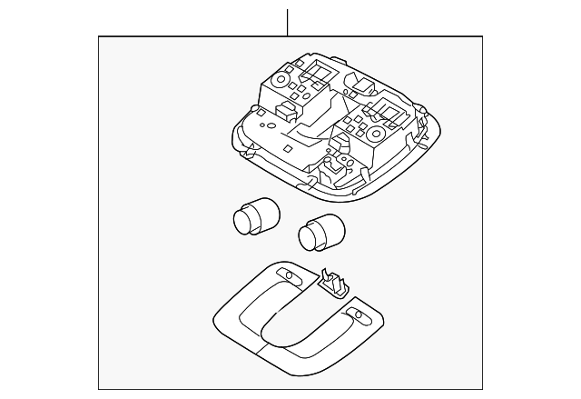 92850-2K000QW Деталь MAP LAMP ASSY