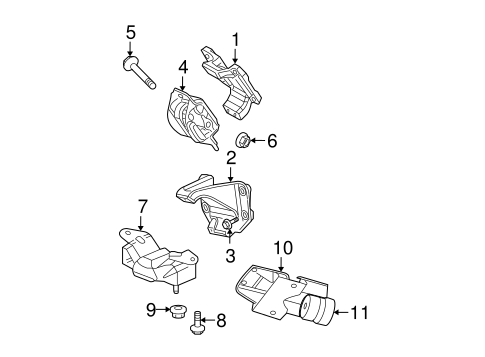 Ram 3500 ENGINE & TRANS MOUNTING 2