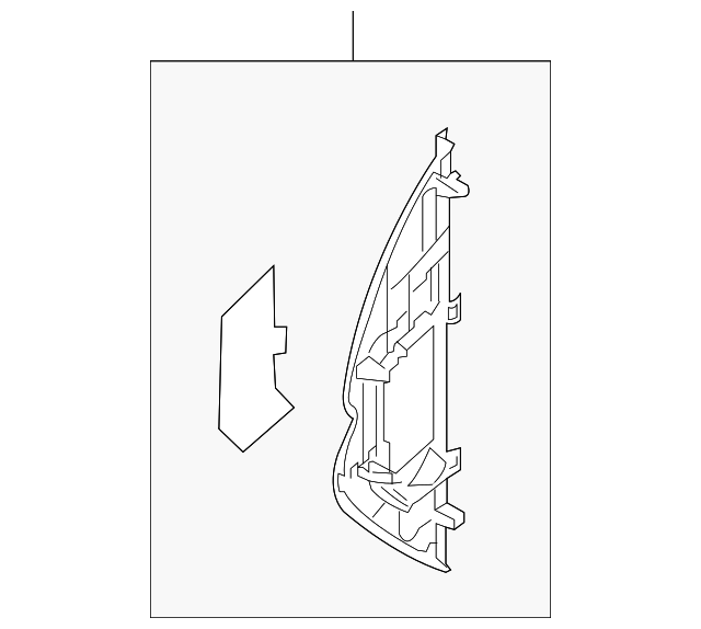 84785-1M152WK SIDE COVER, LEFT