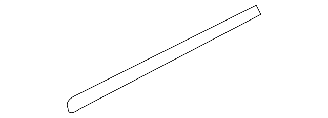86382-4D001 Деталь BLACK OUT TAPE, LEFT