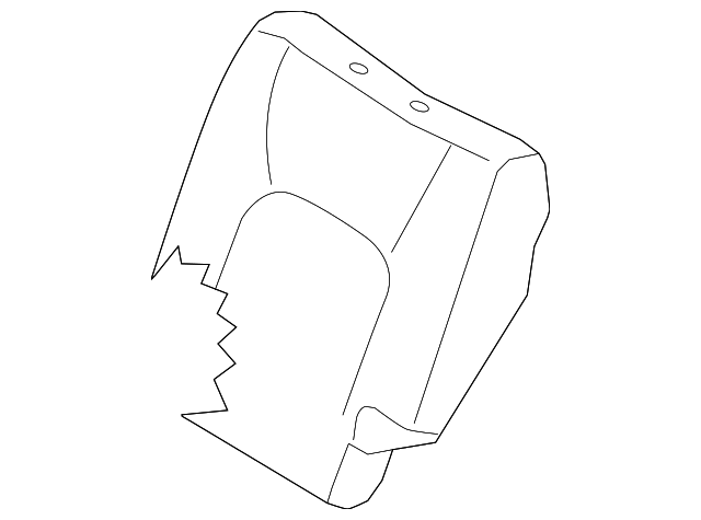 88670-1AY0A Деталь SEAT BACK COVER, LEFT