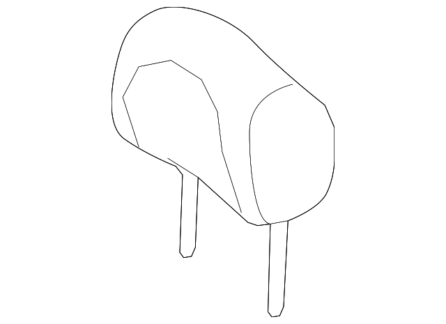 86430-1AF0A Деталь HEADREST, LEFT