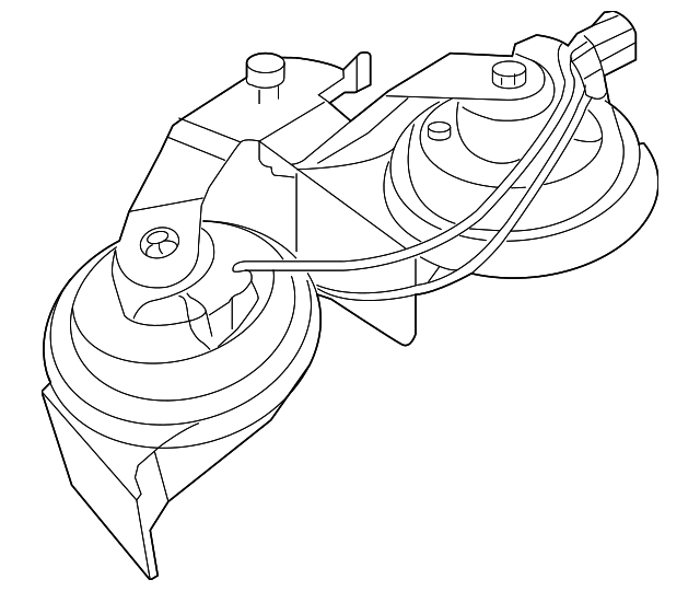 6L2Z-13832-AB Деталь HORN, LEFT