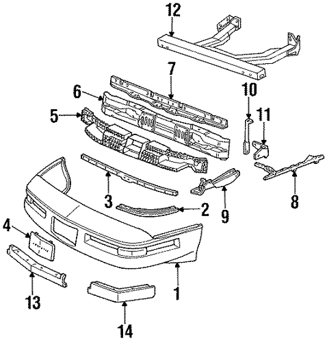 Corvette BUMPER & COMPONENTS - FRONT