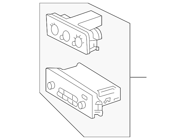 10308120 Деталь DASH CONTROL UNIT
