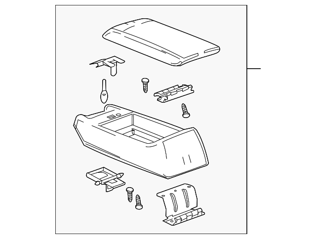 19149643 Деталь ARMREST ASSY