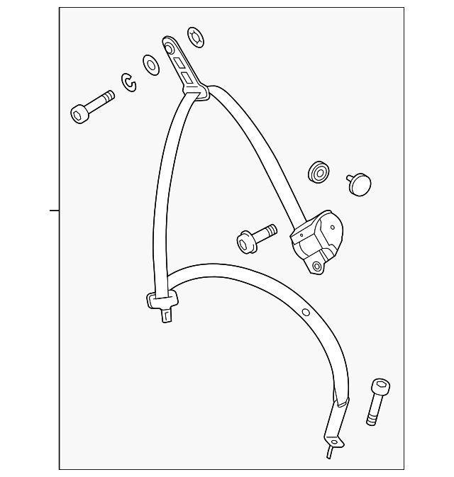 212-860-05-86-8P19 Деталь RETRACTOR ASSY, LEFT