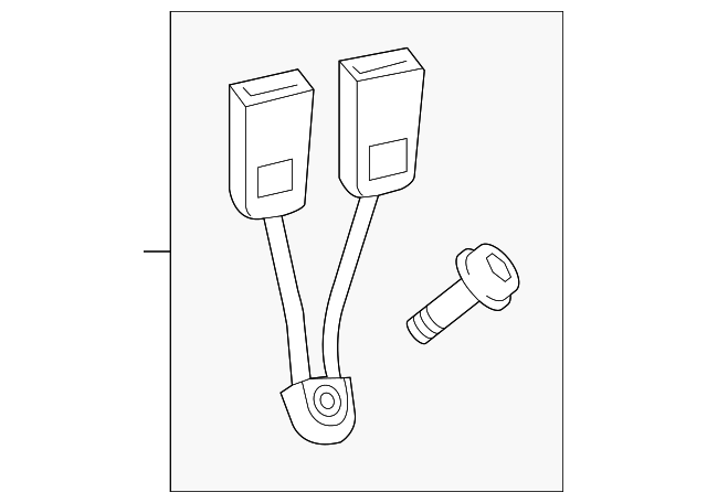 212-860-07-69 Деталь BUCKLE END, LEFT