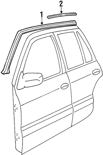 Sportage EXTERIOR TRIM - ROOF 2