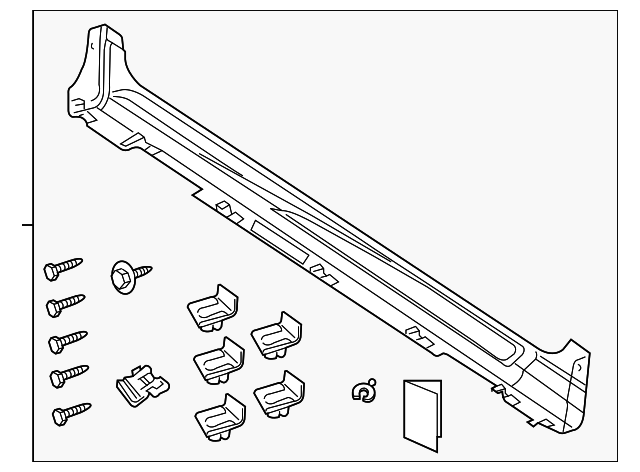 PZ321-12206 Деталь SIDE SPOILER, LEFT