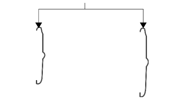 5103681AA Деталь LAMP COVER RETAINER SPRING, RIGHT