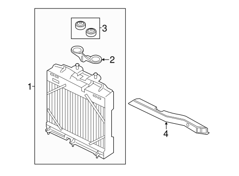 535i GT RADIATOR & COMPONENTS 3