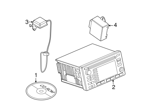 Escape NAVIGATION SYSTEM COMPONENTS