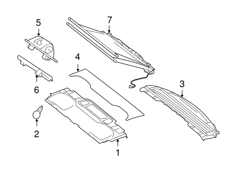 CL600 INTERIOR TRIM - REAR BODY 2