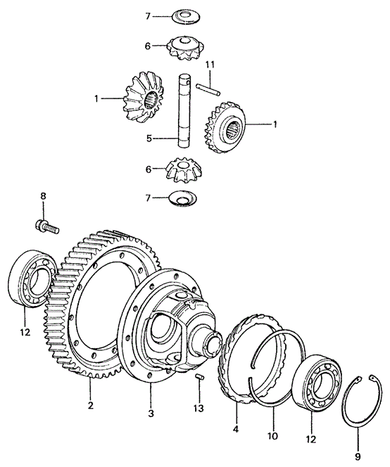 TRANSMISSION - HONDAMATIC/AT DIFFERENTIAL GEAR for 1982 Honda CIVIC SEDAN #1