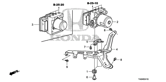 CHASSIS/ABS - VSA MODULATOR for 2008 Honda ACCORD SEDAN #1