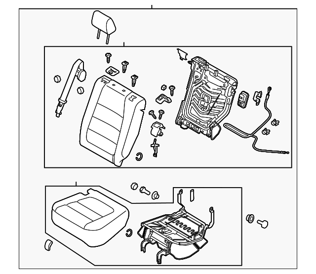 KD35-57-25XL-34 Деталь SEAT ASSY, LEFT