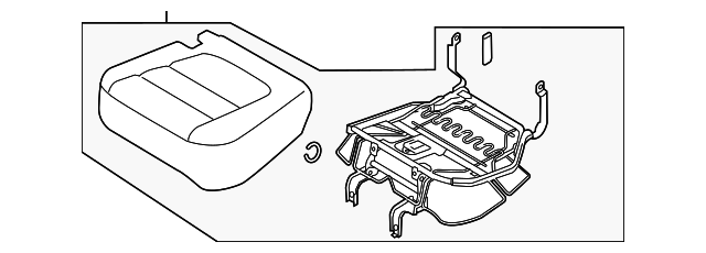KD35-88-260C-34 Деталь CUSHION ASSY, LEFT