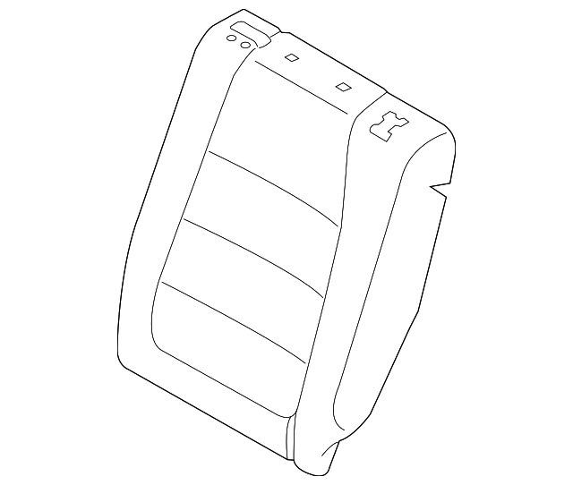 KD35-88-281C-34 Деталь SEAT BACK COVER, LEFT