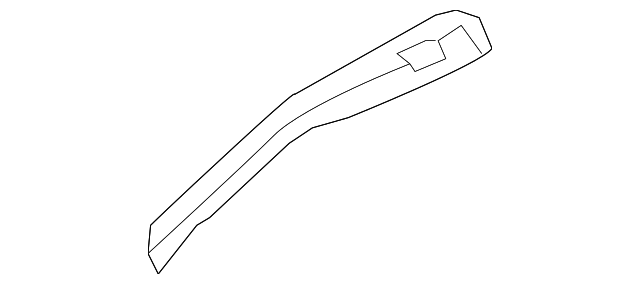87233-2K100 END CAP MOLDING, LEFT