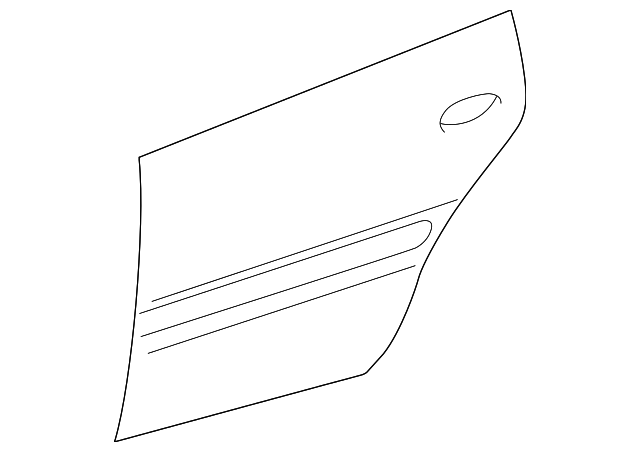 25739136 Деталь OUTER PANEL, LEFT