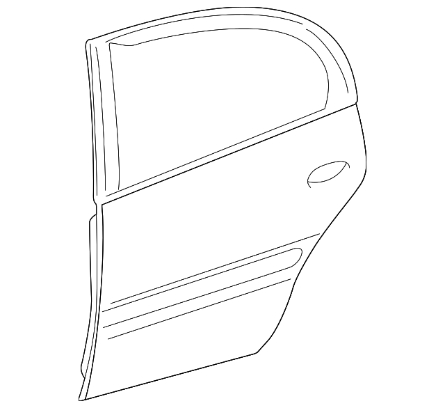 25768770 Деталь DOOR SHELL, RIGHT