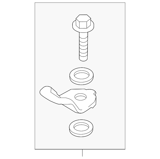 89891-1P000 CHILD SEAT BRKT