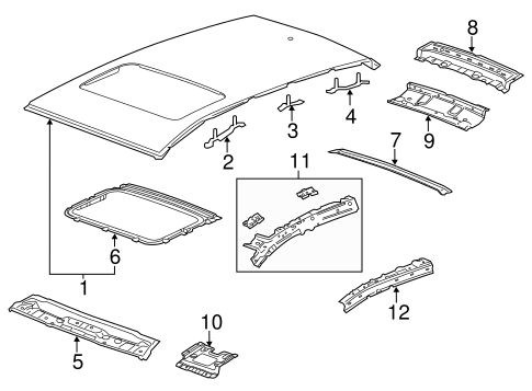 Captiva Sport ROOF & COMPONENTS