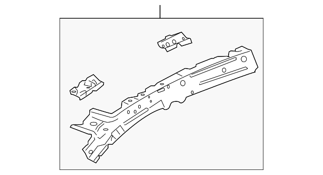 19256171 Деталь INNER RAIL, LEFT