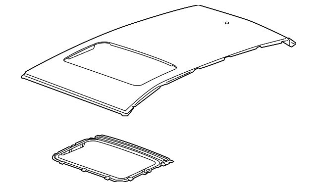 25994877 Деталь ROOF PANEL