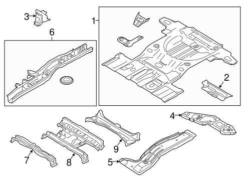 Edge REAR FLOOR & RAILS