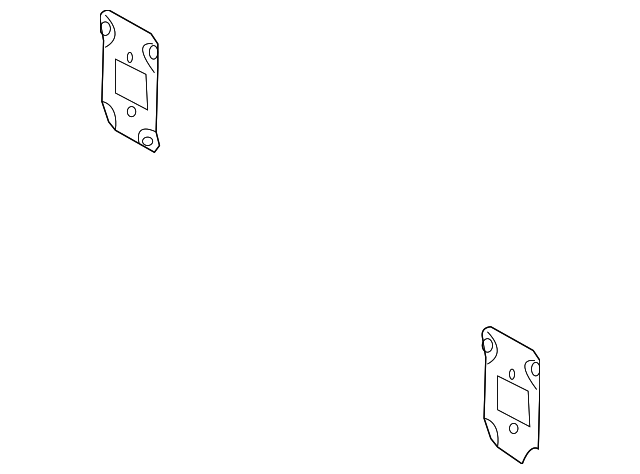 6551257L00 Деталь BUMPER BRACKET, RIGHT