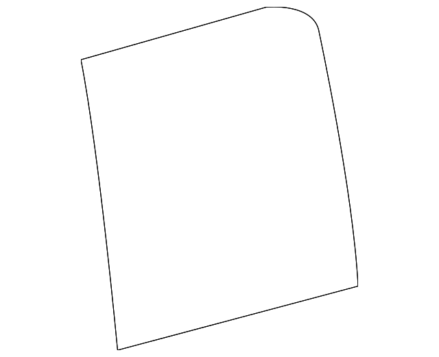 68019413AA Деталь MOVEABLE GLASS, RIGHT