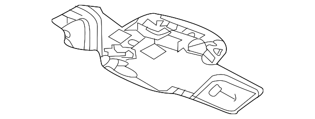 55057326AB Деталь CONSOLE ASSY RETAINER