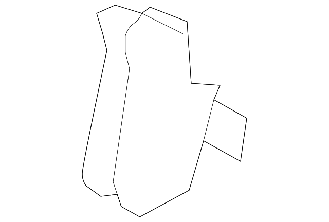 7T4Z-7861349-JB Деталь LOWER COVER, LEFT